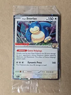 SEALED Hop’s Snorlax GameStop Stamped Promo Journey Together Pokemon TCG - Image 2