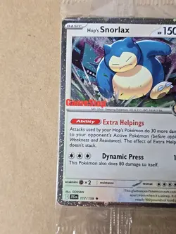 SEALED Hop’s Snorlax GameStop Stamped Promo Journey Together Pokemon TCG - Image 3