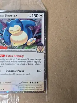 SEALED Hop’s Snorlax GameStop Stamped Promo Journey Together Pokemon TCG - Image 4