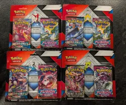 (Lot of 4)Pokemon Blister - Fusion Strike - Latias, Latios, Celebi, Jirachi Pins - Image 1