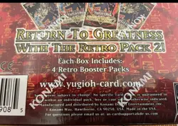 Yugioh RETRO PACK 2 Mini Booster Box FACTORY SEALED English Edition 4 Packs 36t - Image 5