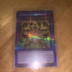 Yugioh! The Unstoppable Exodia Incarnate MP25-EN008 Starlight Rare 1st NM - Image 1