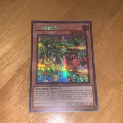 YuGiOh! - Gadget Trio MP25-EN061 Prismatic Secret Rare 1st Edition Near Mint - Image 1