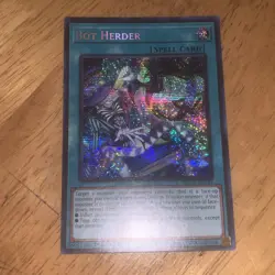 Yugioh Bot Herder MP25-EN149 Prismatic Secret Rare 1st Edition NM - Image 1