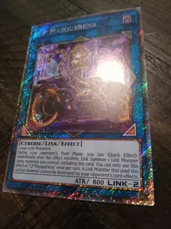 Yugioh I:P Masquerena (Alt Art) RA02-EN042 Platinum Secret Rare NM w/Tracking - Image 1