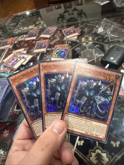 Yugioh! 3x Gouki Machine Suprex DOOD-EN006 Super Rare 1st Ed NM - Image 1