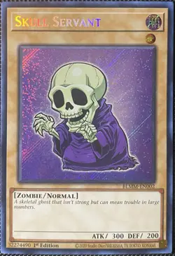 Skull Servant BLMM-EN002 Battles of Legend: Monster Mayhem 1st Edition Yugioh - Image 1