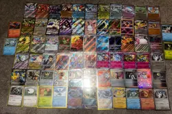 Pokemon TCG 70 Card Lot W/ Eevee Binder! Slowpoke, Tepig, Prismatic Ev. & More! - Image 1