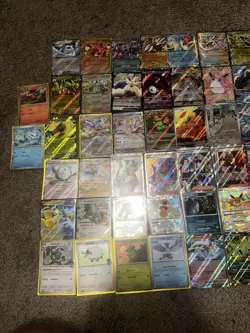 Pokemon TCG 70 Card Lot W/ Eevee Binder! Slowpoke, Tepig, Prismatic Ev. & More! - Image 4