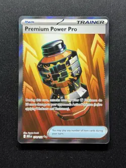 Premium Power Pro 174/132 Mega Evolution - Full Art Pokemon Card - NM/Mint - Image 1