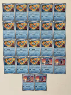 Pokemon TCG Scarlet & Violet 151 Squirtle 07, Wartortle 08 Lot of 22 Cards - Image 1