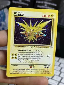 Koga's Beedrill 9/132 Gym 2000 Fossil Zapdos 15/62 COSMOS Pokemon Card Lot WOTC - Image 3