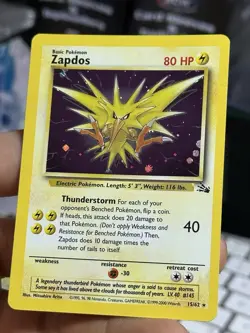 Koga's Beedrill 9/132 Gym 2000 Fossil Zapdos 15/62 COSMOS Pokemon Card Lot WOTC - Image 4