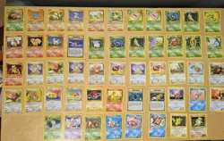 327 Pokemon Cards Common And Uncommon Base Jungle Fossil Neo Gym Rocket Sets - Image 2