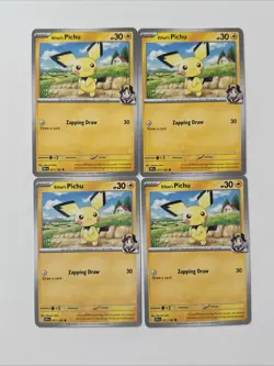 Pokemon TCG Scarlet & Violet Destined Rivals Pikachu 71/182 Lot of 13 Cards - Image 3