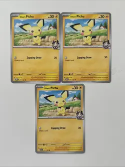 Pokemon TCG Scarlet & Violet Destined Rivals Pikachu 71/182 Lot of 13 Cards - Image 5