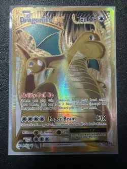 Pokemon XY Evolutions Dragonite EX Full Art Ultra Rare Card 106/108 - Image 1