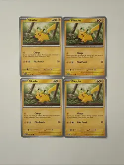 Pokemon TCG Scarlet & Violet 151 Pikachu Base 25/165 Lot of 22 Cards - Image 4