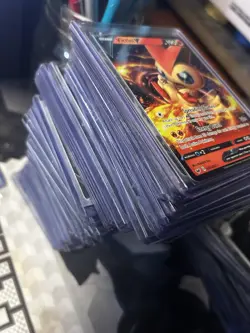 Pokemon TCG modern V’s and Ex’s bulk, 90 cards in total - Image 1