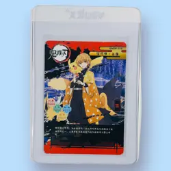 Zenitsu and Pikachu Jolteon Demon Slayer Pokemon Crossover UR HOLO Foil Card NM - Image 2