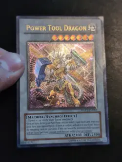 Yu-Gi-Oh! ULTIMATE RARE HOLO CARD POWER TOOL DRAGON RGBT-EN042 LP - Image 2