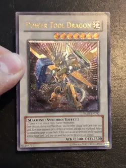 Yu-Gi-Oh! ULTIMATE RARE HOLO CARD POWER TOOL DRAGON RGBT-EN042 LP - Image 3