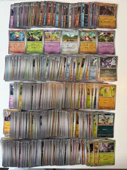 Pokemon TCG Scarlet & Violet 151 White Flare, Paldea, Prismatic Lot of 870 Cards - Image 1