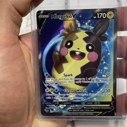 Pokemon Morpeko V 190/202 Sword & Shield NM/MT Full Art Ultra Rare Pokemon Card - Image 1
