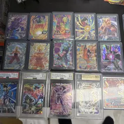 Dragon Ball Super Card Game Whole Collection Sealed and Graded cards 200+ Cards - Image 1