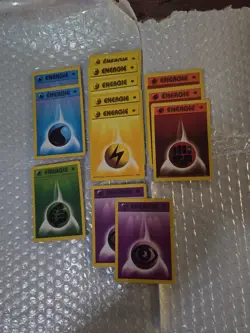 13 First Edition Pokemon TCG German Energy Cards Psychic Grass Water - Image 2