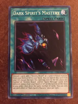 Dark Spirit’s Mastery LDS3-EN017 Yugioh Spell Card - Image 1