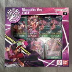 One Piece Card Game LOT Illustration Box Vol 3 & 4 Tin Pack Vol 1 EITNW Booster - Image 3