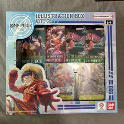 One Piece Card Game LOT Illustration Box Vol 3 & 4 Tin Pack Vol 1 EITNW Booster - Image 4