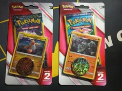 2 New Pokemon XY Evolutions Lost Thunder 2019 Blister 2 Pack Booster Card Lot - Image 1