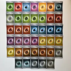 Pokemon TCG Scarlet & Violet 151 Cosmic Holo Energy Lot of 40 Cards - Image 1