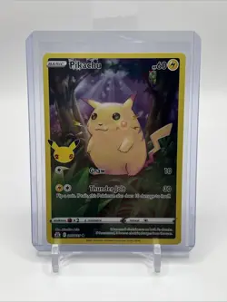 Pokemon TCG Celebrations Pikachu Holo Card 005/025 25th Anniversary - Image 1