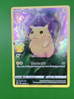 Pokemon TCG Celebrations Pikachu Holo Card 005/025 25th Anniversary - Image 3