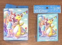 Pokemon Center Japan Card Sleeves & Deck Box Case Jasmine Ampharos New - Image 1