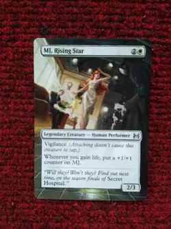 MJ Rising Star MTG Marvel's Spider-Man Eternal Hand Painted Extended Altered Art - Image 2