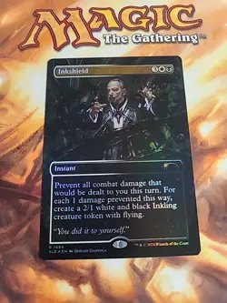 Inkshield Rainbow Foil Borderless Secret Lair SLD 1696 NM - MTG Magic - Image 1