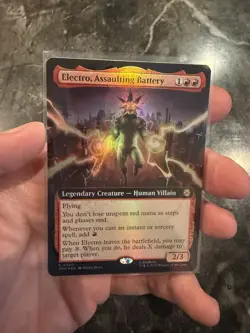 Electro, Assaulting Battery (Extended Art) Marvel's Spider-Man Foil - Image 1