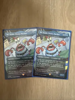 Foil Secret Lair Mr Krabs Penny Pincher Charix Raging Isle x1 MTG SpongeBob - Image 1