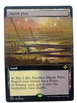 Marsh Flats - Extended Art Modern Horizons 2 NM MTG - Image 1