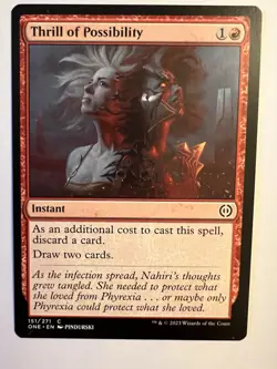 MTG Thrill of Possibility (151/493) Phyrexia All Will Be One NM Magic - Image 1