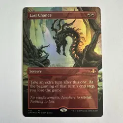 Last Chance - #435 Foil (Borderless) Dominaria Remastered MTG Magic - Image 1