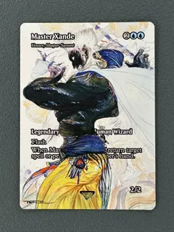 Venser, Shaper Savant / Master Xande MTG Fantasy Hand Painted Altered Art Tentz - Image 1