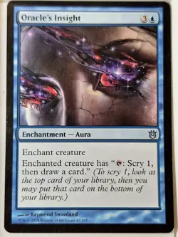 Oracle's Insight - Born of the Gods - Magic the Gathering MTG Nice! - Image 1