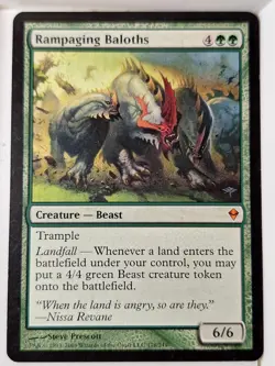 Rampaging Baloths - Zendikar - Magic the Gathering MTG Nice! - Image 1