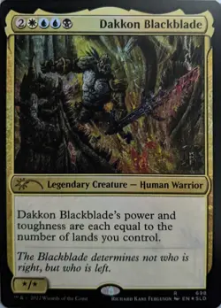 MTG Dakkon Blackblade, NM-Mint, English Secret Lair Drop Series - Image 1
