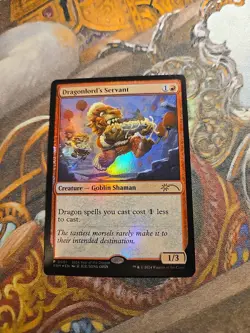 Dragonlord's Servant Foil MTG Year Of The Dragon 2024 - Played - - Image 1